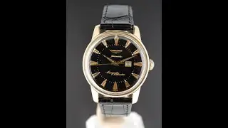 1959 Longines Conquest Calendar men's vintage automatic watch.  Model reference 9007