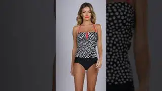 Studio - Polka Dot Tankini Top