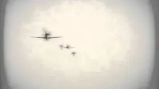 A6M Zero VS P-51 Mustang Dogfight