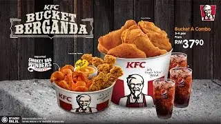 KFC Bucket Berganda - Double The Bucket, Double The Joy
