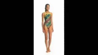 Speedo Animal Printed Propel Back One Piece Swimsuit | SwimOutlet.com