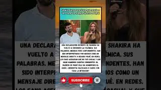💥 Shakira lanza una frase que muchos ven como un ataque directo a Piqu&eacute;