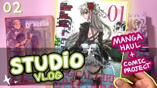 STUDIO VLOG ✨ new manga and trying out things
