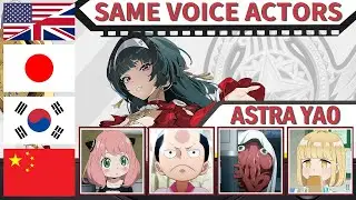 Zenless Zone Zero - Astra Yao ALL Language Voice Actors, Same Anime & Game Characters