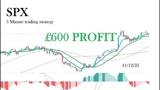 &pound;600 Profit SPX 11/12/25 5 minute trading strategy #viral #trading