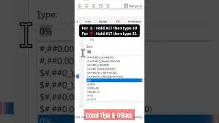 Percentage Change #shortexcel #exceltips #exceltutorial