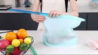 Reusable Silicone Food Bags  | Leak-Proof, Safe & Eco Storage Solution