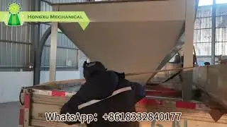 The integrated material hopper for the material lifting machine is being shipped...