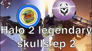 Halo 2 legendary with skulls 