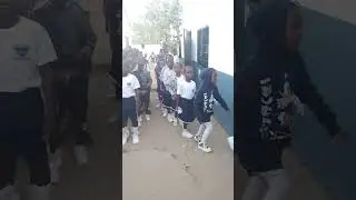 First foundation academy  pupils  on their assembly ground