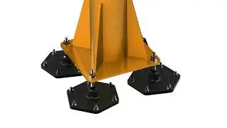 Foundationless jib crane 270 Series by Kundel Cranes