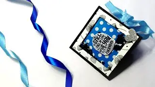 DIY simple love card || scrapbook idea // handmade love card ideas // mini scrapbook card ideas