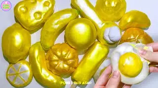 ASMR YELLOW💛 Plaster Clay Cracking 노랑 컬러스페셜 석고 클레이 부수기!