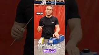 Come togliere l'umidit&agrave; dal elettrodo basico, segreti del mestiere #welding #welder #shorts
