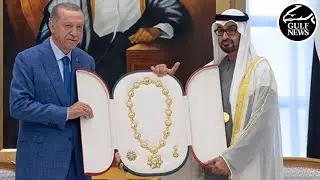 UAE President Sheikh Mohamed presents Order of Zayed to Turkish President Erdogan
