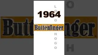 Логотип Butterfinger Эволюция #butterfinger #chocolate