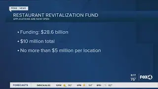 Restaurant Revitalization fund opens