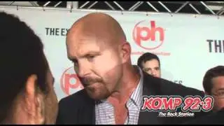 Randy Couture and Steve Austin on Expendables Red Carpet