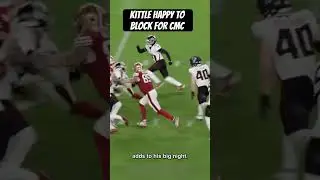 #49ers George Kittle was beyond happy to block for CMC and see him thrive 🔥