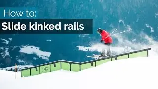 How to Slide Kinked Rails on Skis | Down Flat Downs