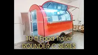 Custom Food Trailer: 10' Rounder C-Series Model with Arete Food Trailers