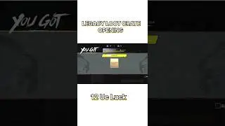 Legacy Loot Crate Opening 😍 || 12 Uc Luck #bgmi #pubgmobile #m416fool #foolcrate