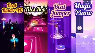 Stick Together- Beat Blader 3D Vs Tiles Hop Vs Beat Jumper Vs magic Piano