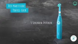 happybrush StarterKit Rotierend AGUA BLUE | Die Features im &Uuml;berblick