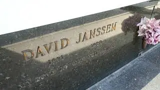 Actor David Janssen Grave Hillside Memorial Park Culver City Los Angeles California USA May 12, 2023