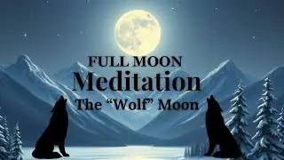 Wolf Moon Full Moon Meditation 🌕 Release the Old, Welcome the New | Deep Lunar Healing