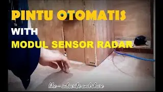 Pintu Otomatis Arduino With Modul Microwave Sensor Radar #Arduinouno