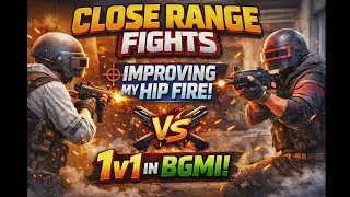 Close Range Fights | Improving My Hip Fire |  | 1v1 In Bgmi #1v1tdm #1v1challenge