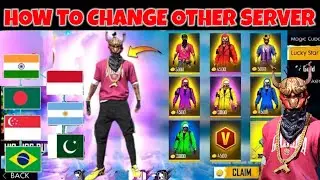 how to change server in free fire | tamil | 2022 | free fire max server change | change all sever |