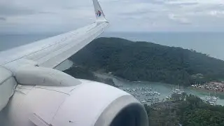 Malaysia Airlines Boeing 737-8H6(WL) Landing at Langkawi International Airport