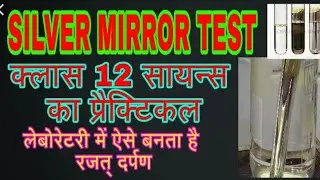 Silver mirror test class 12 chemistry experiment Gujarat board