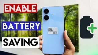 Как включить режим экономии заряда батареи на Realme Note 60 &mdash; Экономия заряда батареи