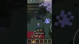 #minecraft shots video Gun misil sa  zombi ko khatam kar diya #minecraft shots video 😛🤣