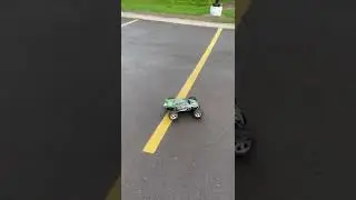 Traxxas RC RACE In Parking Lot
