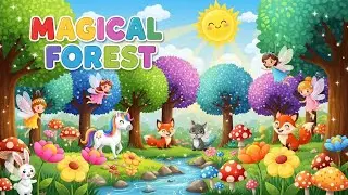 Magical Forest 🌲✨🧚 | Fun Learning Song for Kids | Happy Tales & Tunes