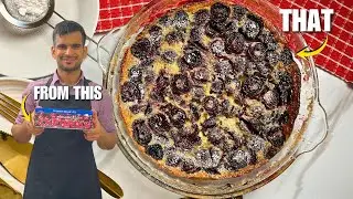 Cherry Clafoutis Recipe By Abhishekz Kitchen l Easy Cherry Dessert Recipe