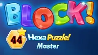 BLOCK! Hexa Puzzle! Master Level 44 (Basic) - L&ouml;sung Solution Walkthrough