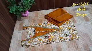 গোল গলা দিয়ে ভি গলার ডিজাইন তৈরি করা শিখুন খুব সহজে। V neck Design.Crafts and Stitch Studio ♥️