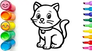 How to Draw a Cute Orange Cat | Easy Step by Step Tutorial