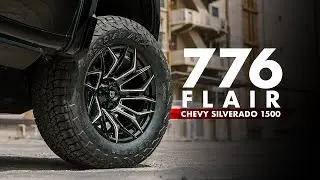 The NEW Gear Off Road 776BM Flair Wheels on Chevy Silverado 1500