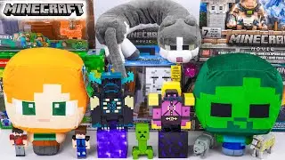 Minecraft Movie Toy Collection Unboxing｜ALL PLUSH MINECRAFT｜A Well-Crafted Escape Review