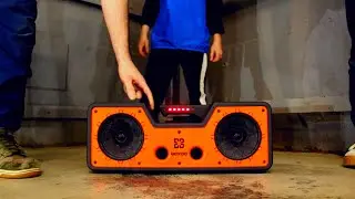 boxpo midbox (бумбокс) - оранжевый брейк / Breakdance to orange bluetooth speaker boxpo midbox