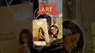 must try this trend 📈🔥😱 || #outline #outlinephotoediting #picsart #instagram  #instagrampostedits