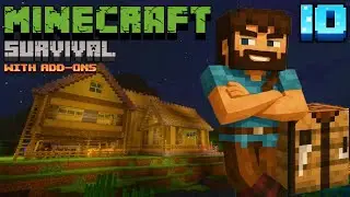 Minecraft Survival Episode 10: Expanding the House & Cow Chaos After a Creeper Blast!