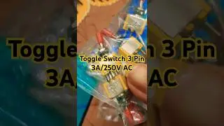 Toggle Switch 3 Pin 3A/250V AC #switch #acswitch #3pinswitch #circuitbreaker