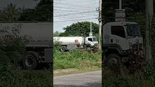 FLAMMABLE TANKER TRUCK